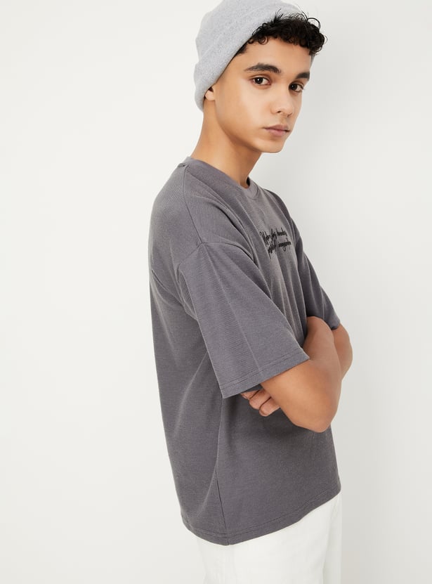 Boys Oversized Printed T-shirt