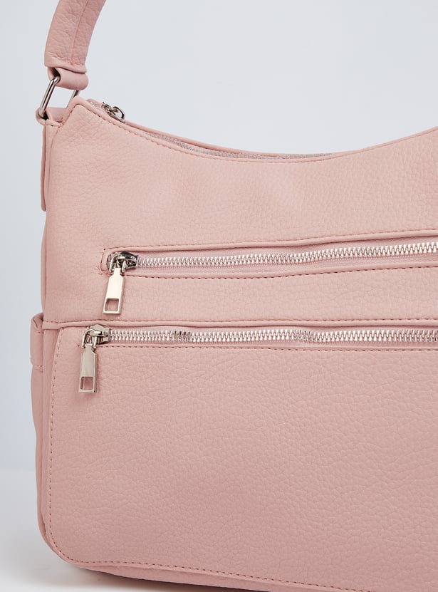 Women Textured Handheld Bag