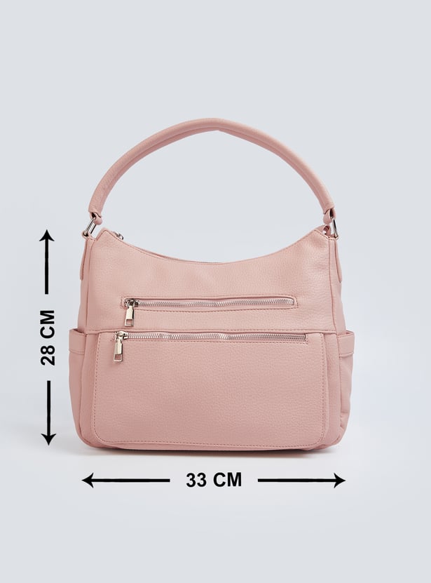 Women Textured Handheld Bag