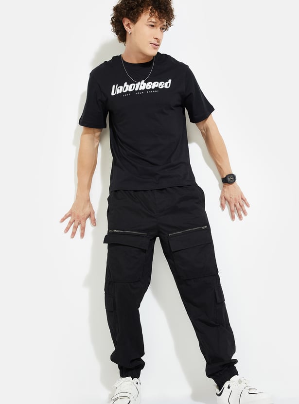 URB_N Men Typographic Print T-shirt