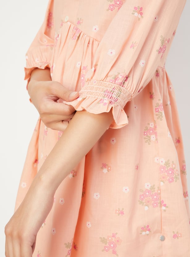 Women Printed A-line Kurta Set