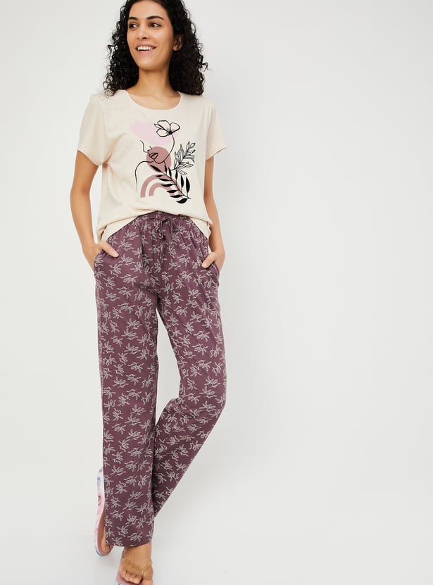 Women Printed PJ Set