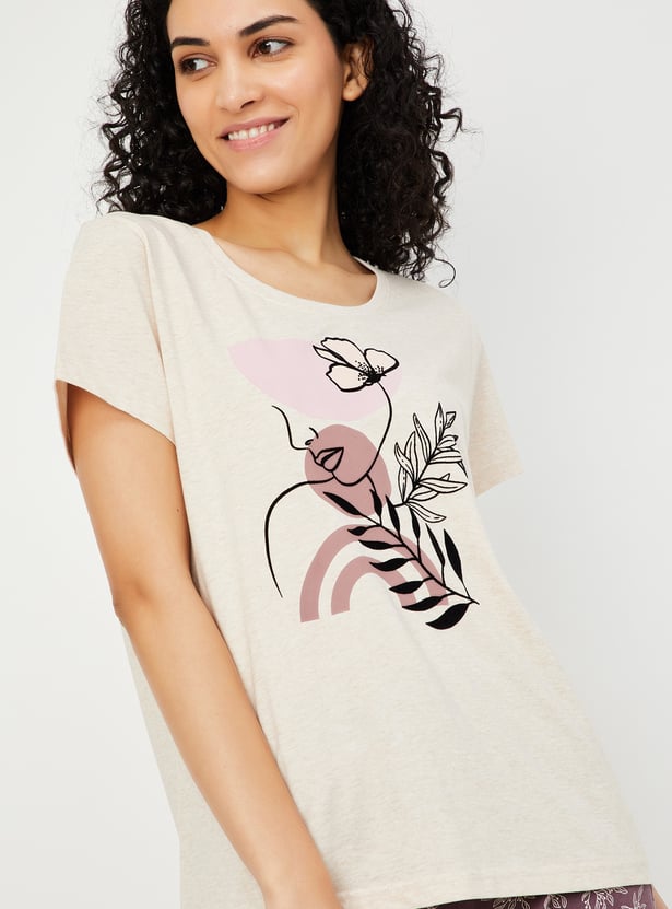 Women Printed PJ Set