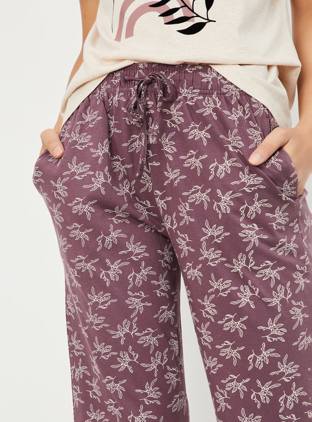Women Printed PJ Set