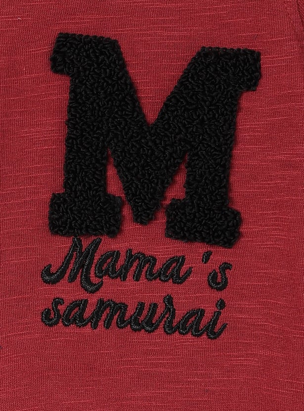 Boys Applique Turtle Neck T-shirt