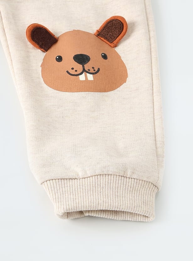 Boys Squirrel Print Joggers