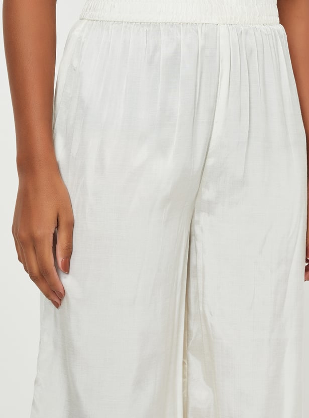 Kalki x Max Women Embroidered Flared Kurta Set