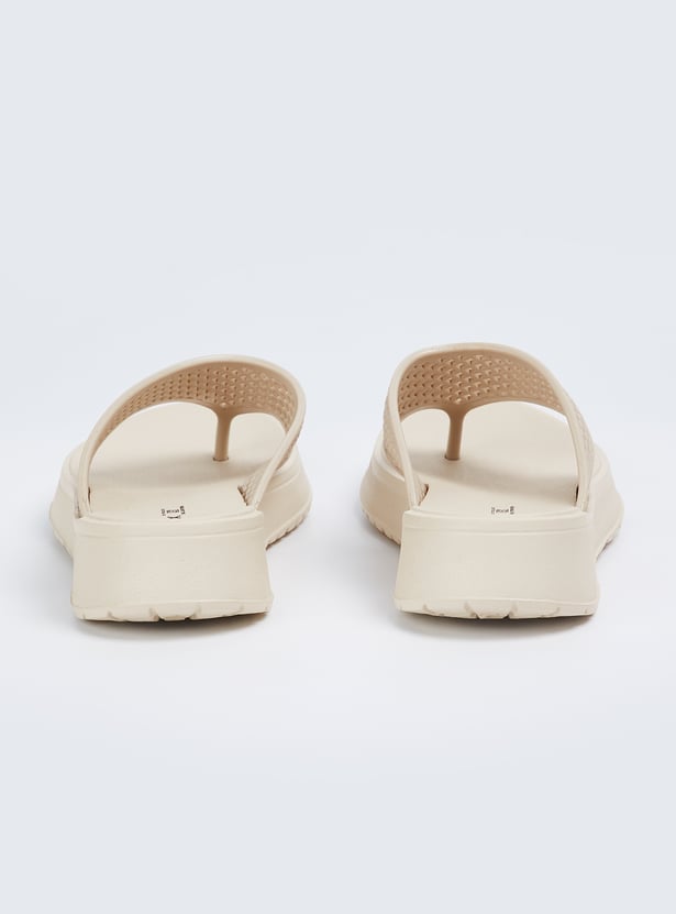 Women Textured Flip Flops