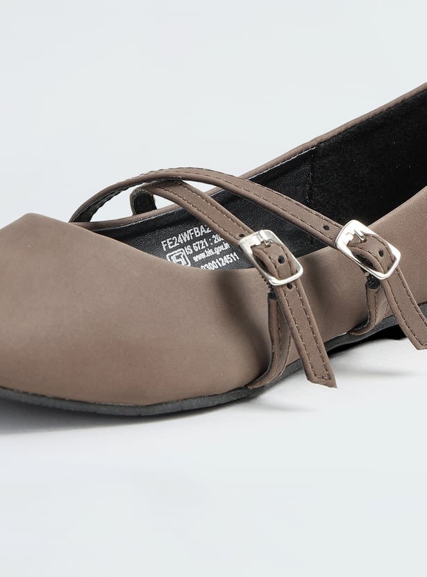 Women Double Strap Mary Janes