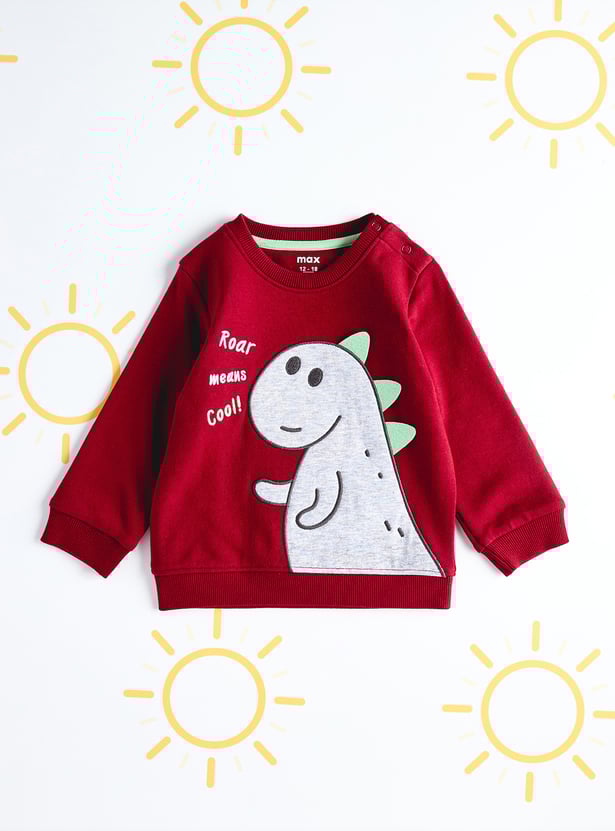 Boys Dinosaur Printed Sweatshirt - Pack of 2