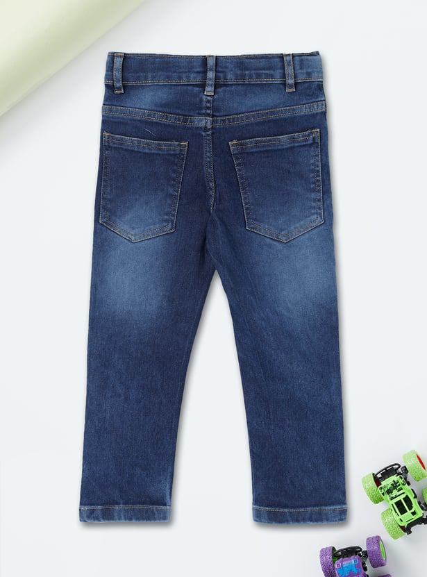 Boys Washed Slim Fit Jeans