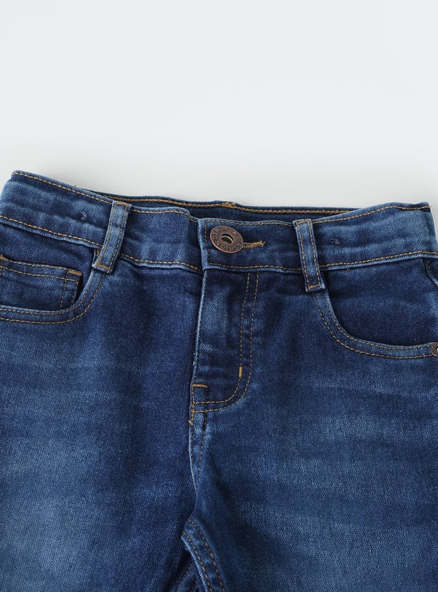 Boys Washed Slim Fit Jeans