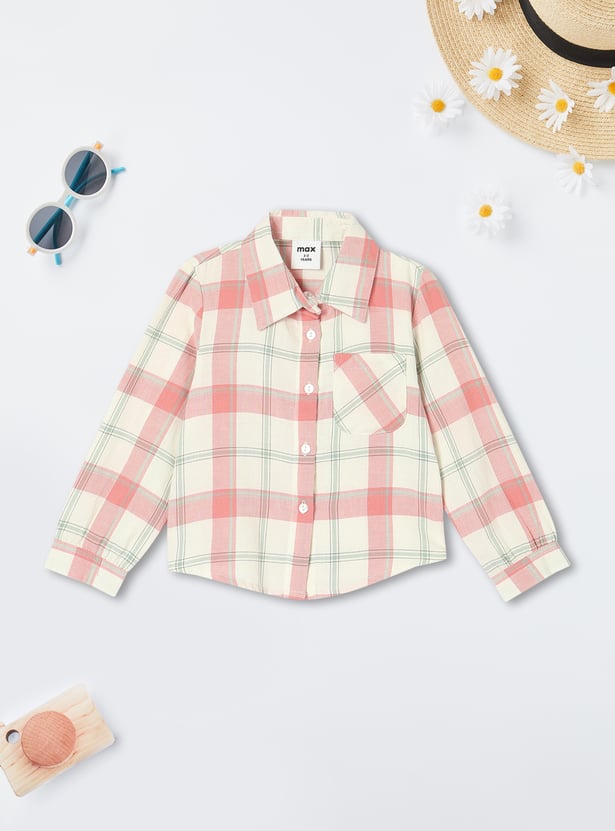 Girls Checked Shirt