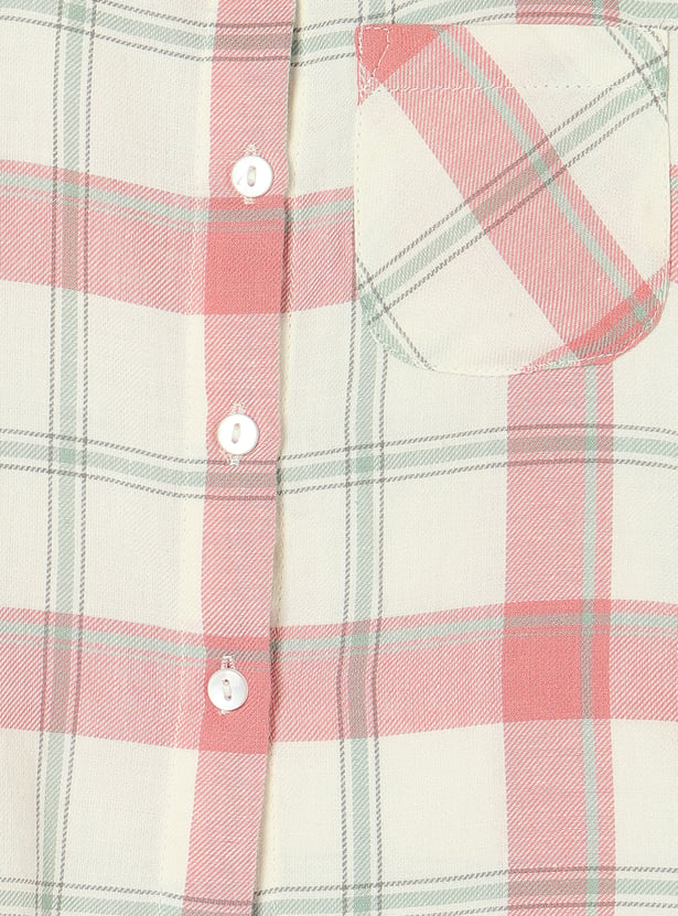 Girls Checked Shirt