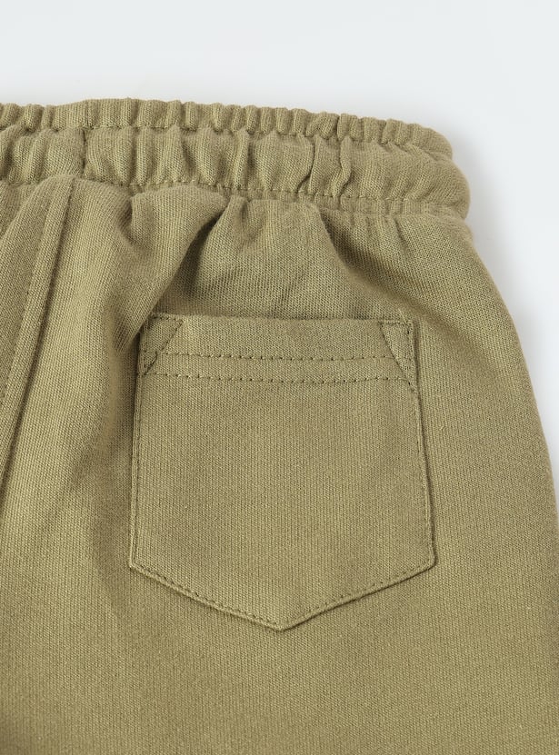 Boys Solid Knit Joggers