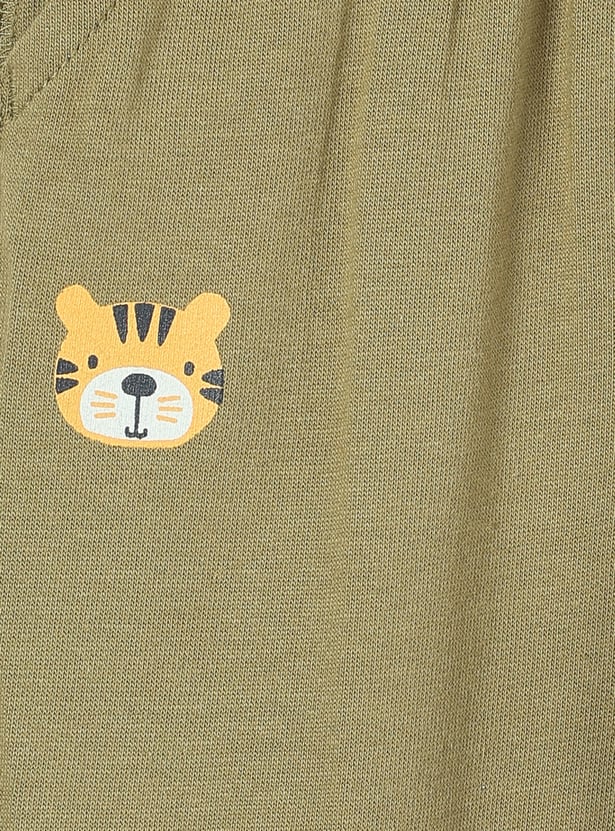 Boys Solid Knit Joggers