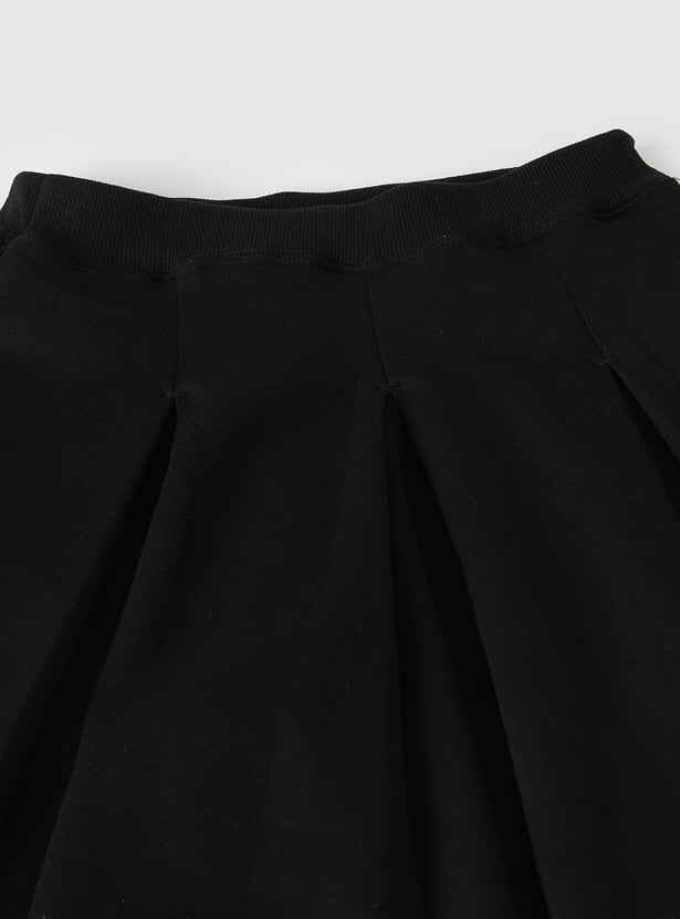 pois button line skirt / black / sサイズ pois button line skirt / black / sサイズ Fusipu-Women-Skirt-Solid