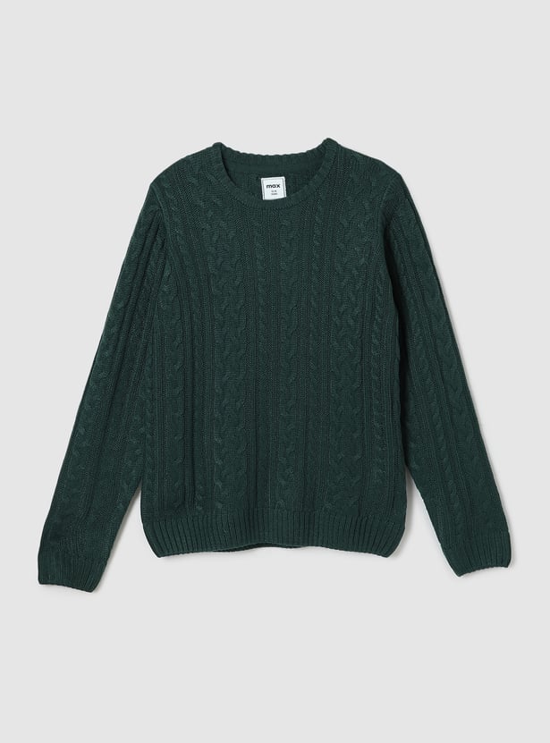 Boys Cable Knit Sweater