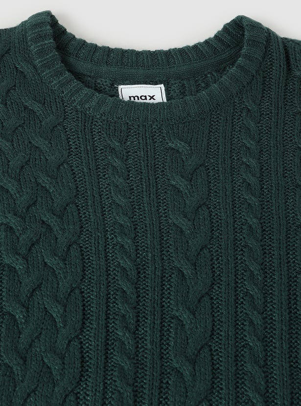 Boys Cable Knit Sweater