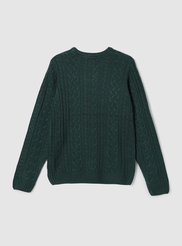 Boys Cable Knit Sweater