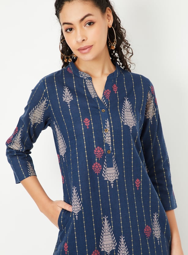 Women Printed Straight Kurta