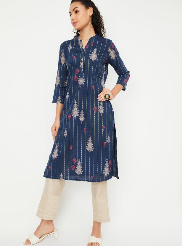 Women Printed Straight Kurta