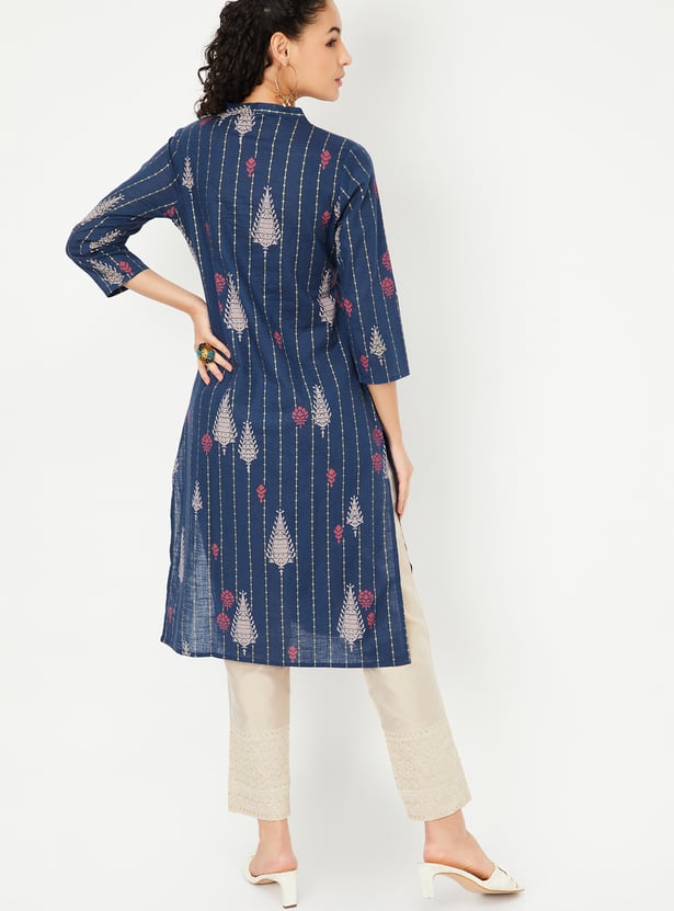 Women Printed Straight Kurta