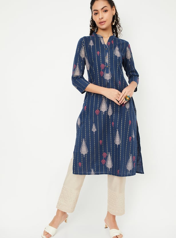 Women Printed Straight Kurta