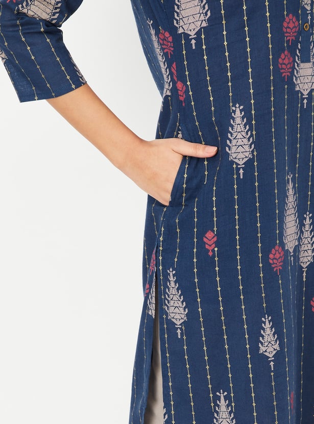 Women Printed Straight Kurta