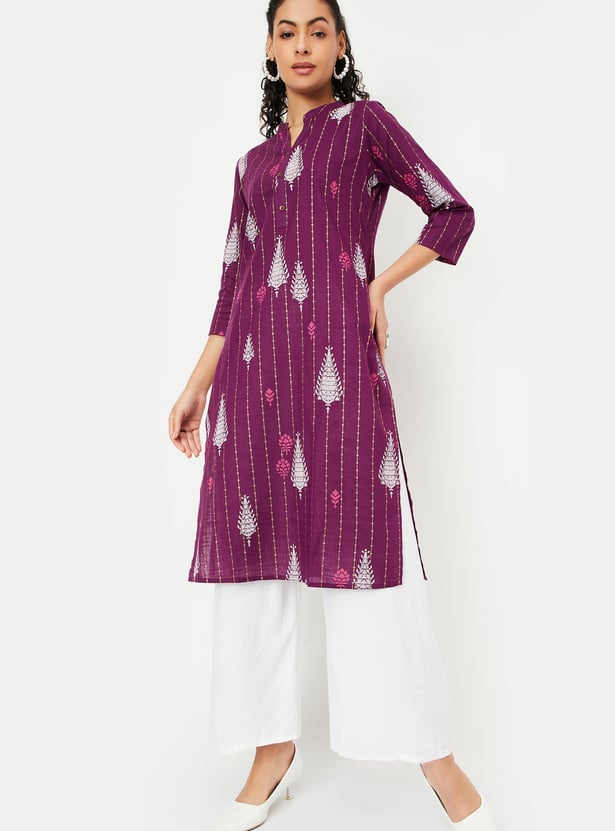 Women Printed Straight Kurta