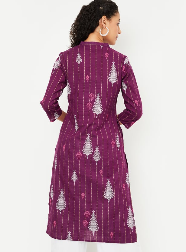 Women Printed Straight Kurta