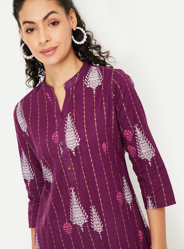 Women Printed Straight Kurta