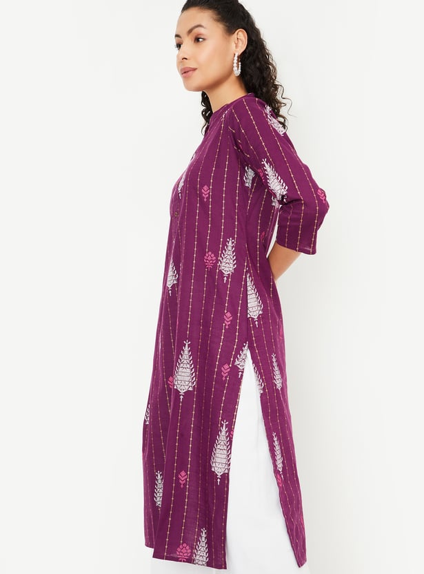 Women Printed Straight Kurta