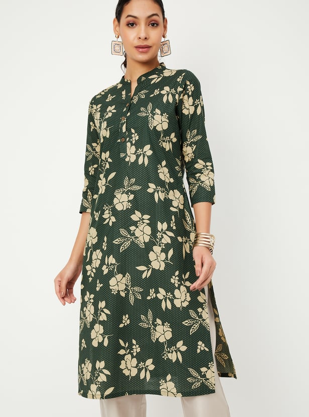 Women Printed Straight Kurta