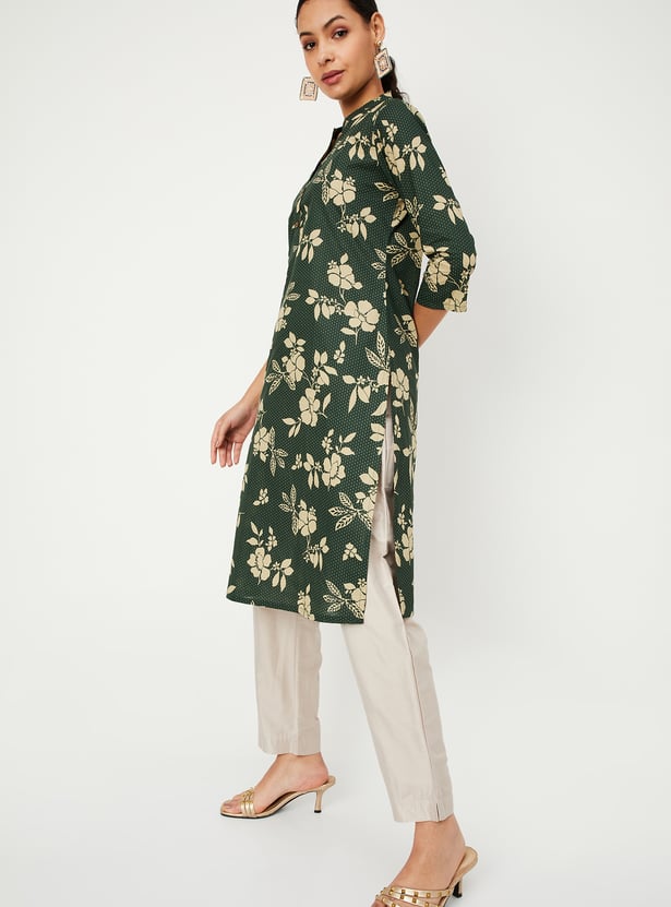 Women Printed Straight Kurta