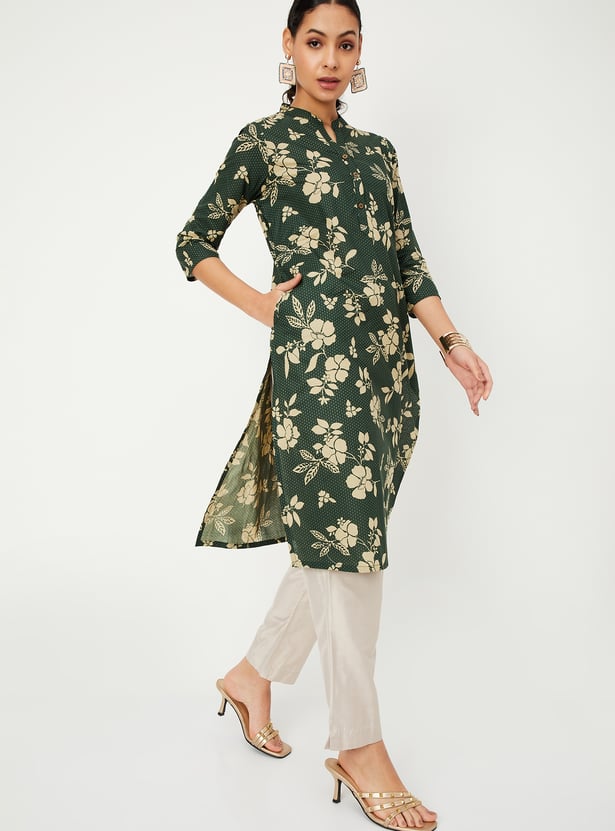 Women Printed Straight Kurta