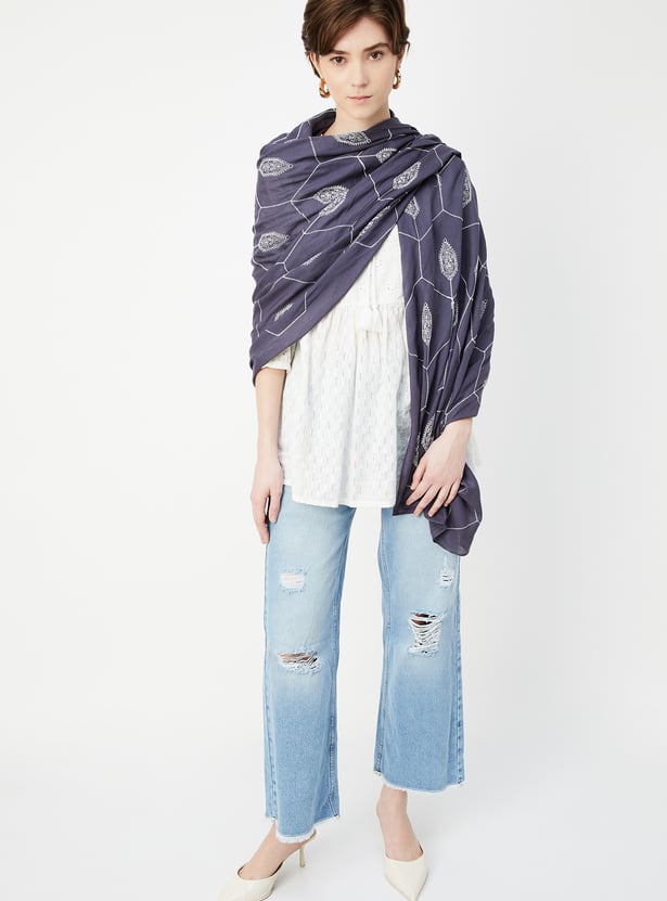 Women Embroidered Scarf
