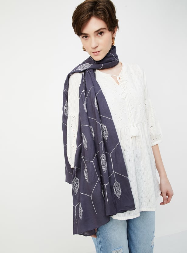 Women Embroidered Scarf