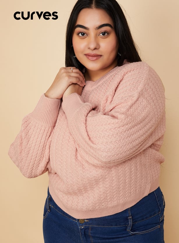 Women Cable Knit Sweater