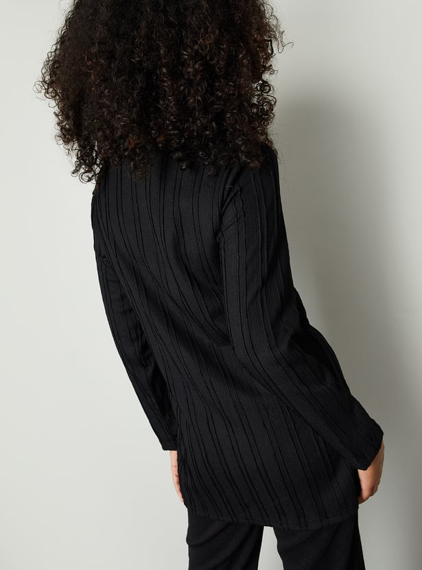 Lightweight Striped Knit Top