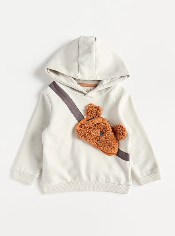 Boys Applique Hooded Sweatshirt with Pants