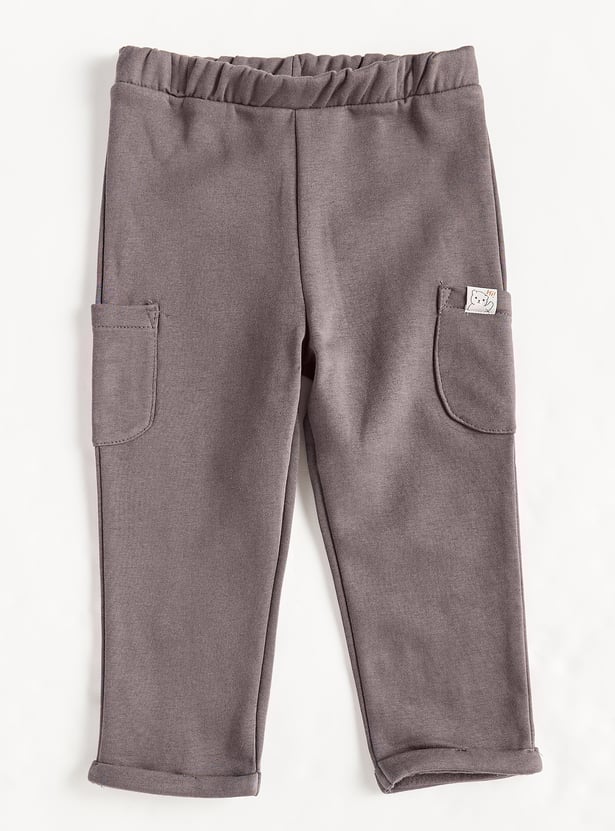 Boys Applique Hooded Sweatshirt with Pants