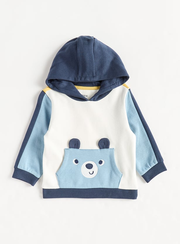Boys Applique Hooded Sleepwear Set