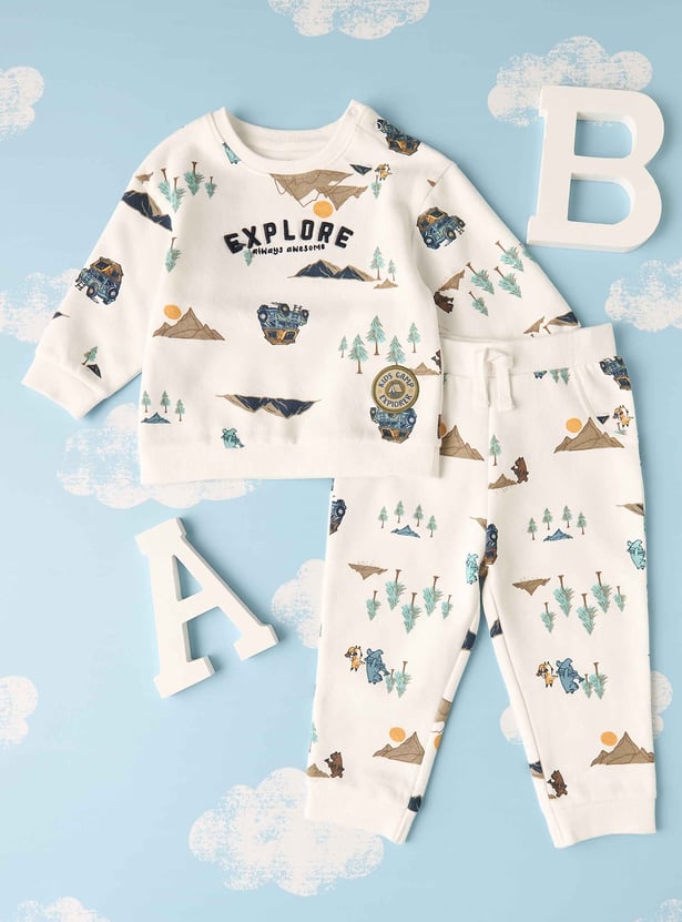 Boys Printed Sleepwear Set