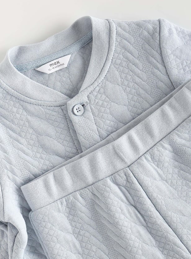 Boys Quilted Sleepwear Set
