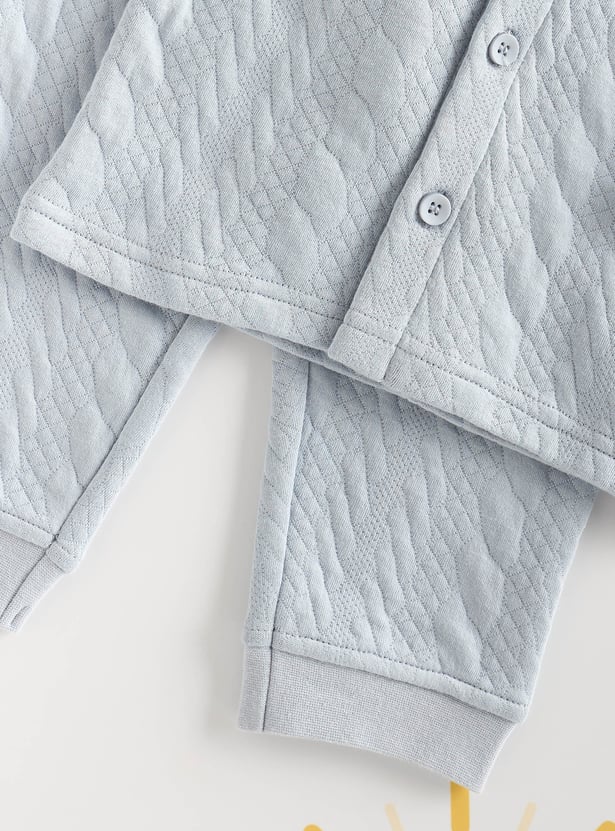 Boys Quilted Sleepwear Set