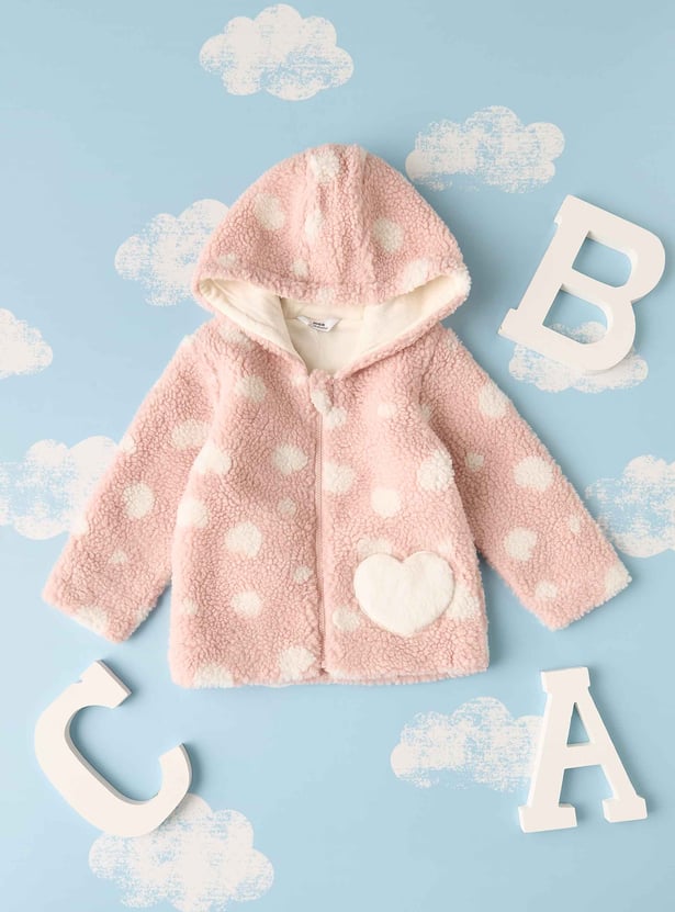 Girls Teddy Hooded Jacket