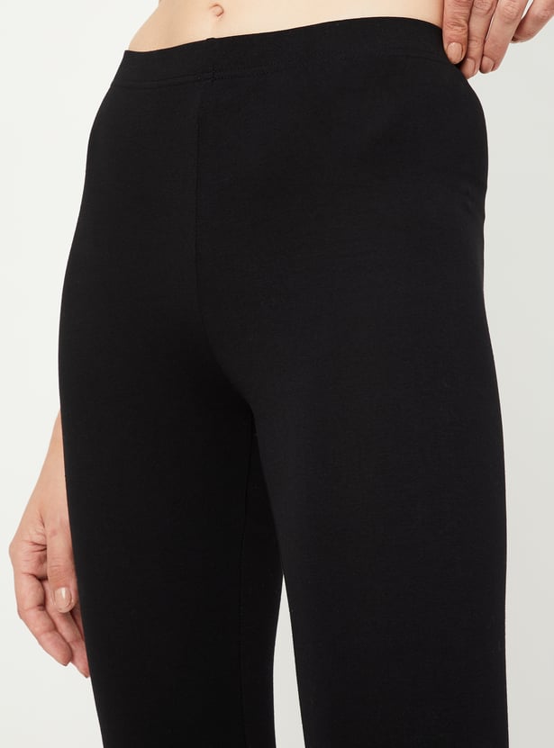 Leggings Uomo Mey 49042-123 In Cotone Pima Nero - Taglia XLarge (Brand Size 7) - Vestibilità Aderente
