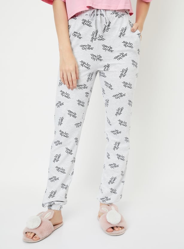 Women Squid Games Print PJ Set