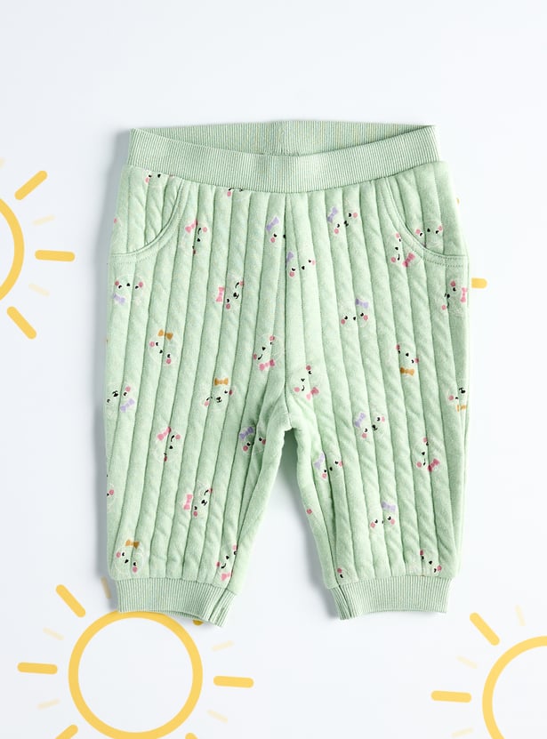 Girls Quilted Sleepwear Set